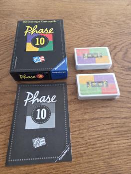 Phase 10 Das Kartenspiel US Ravensburger komplett in sehr guten Zustand(Karten noch originalverpackt)